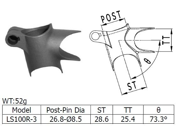 LS100R-3 Seat Lug