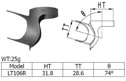 LT106R Top Lug