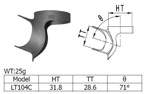 LT104C Top Lug