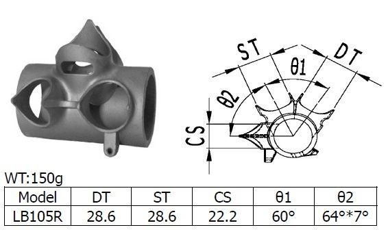 LB105R B.B. Shell